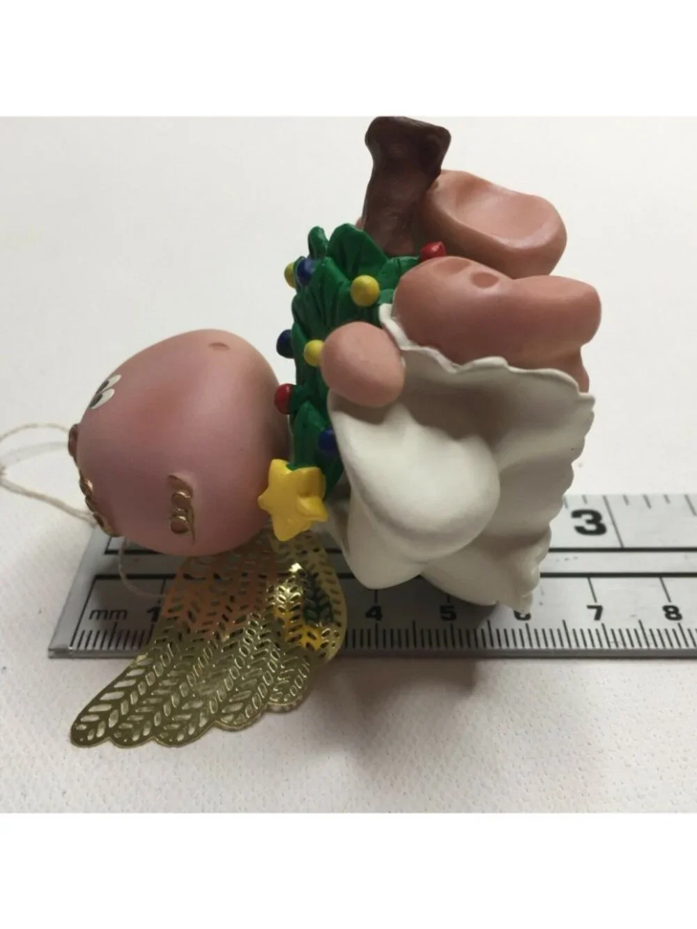Kirks Kritters By Russ Figurines Angel Baby Christmas Tree Ornament